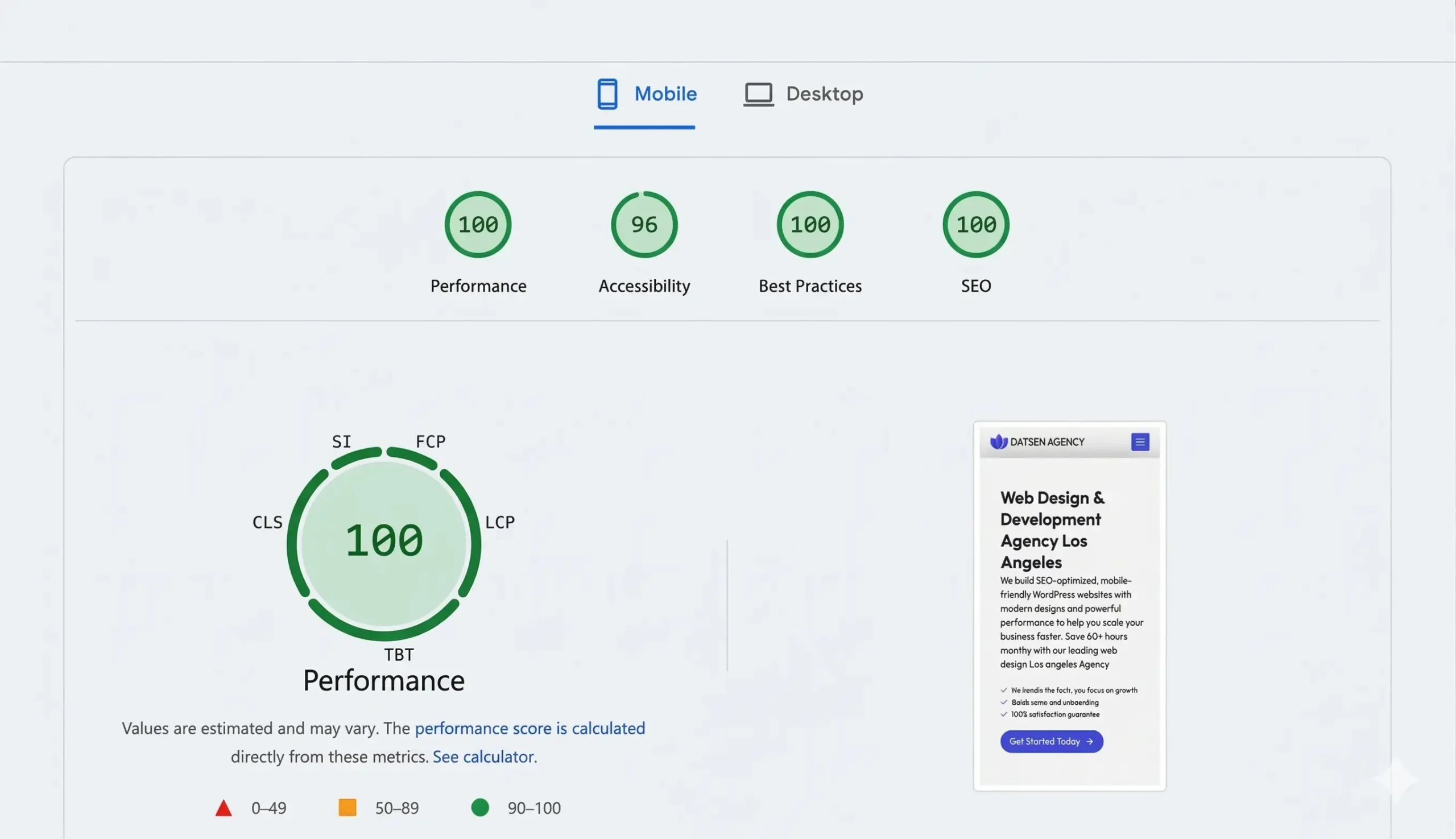 Website page speed optimization Service Los angeles 